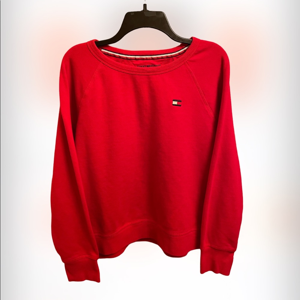 Tommy Hilfiger Red long sleeve tee